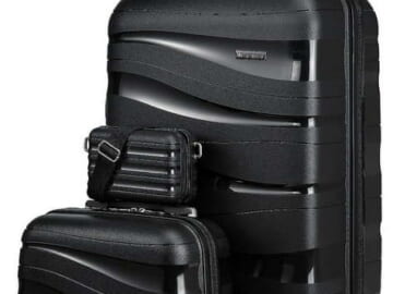 Melalenia 20" Carry-On Luggage Set for $70 + free shipping