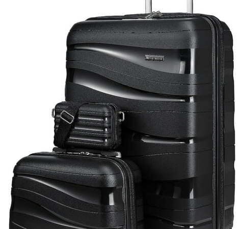 Melalenia 20" Carry-On Luggage Set for $70 + free shipping