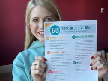 FREE Printable: 60 Meal Ideas That Are BETTER Than Takeout!