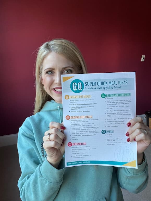 FREE Printable: 60 Meal Ideas That Are BETTER Than Takeout!