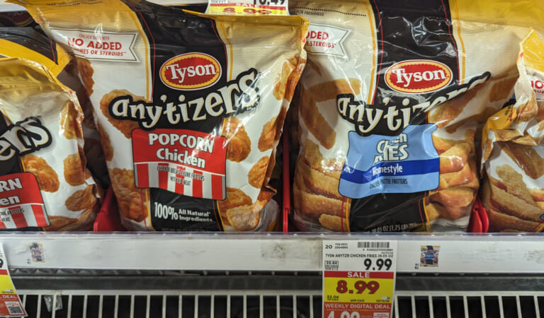 Stock Your Freezer With Tyson Chicken Strips or Any’tizers & Save At Kroger – Just $4.99