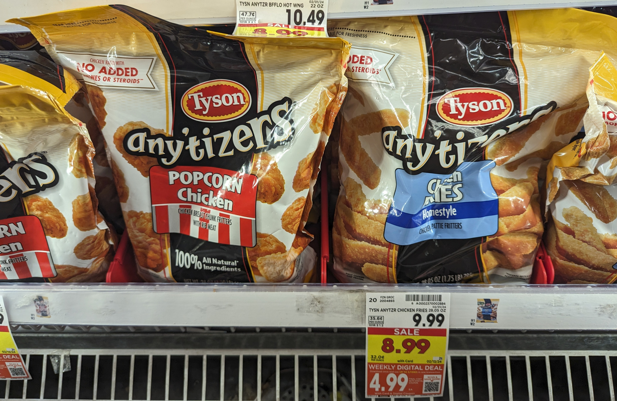 Stock Your Freezer With Tyson Chicken Strips or Any’tizers & Save At Kroger – Just $4.99