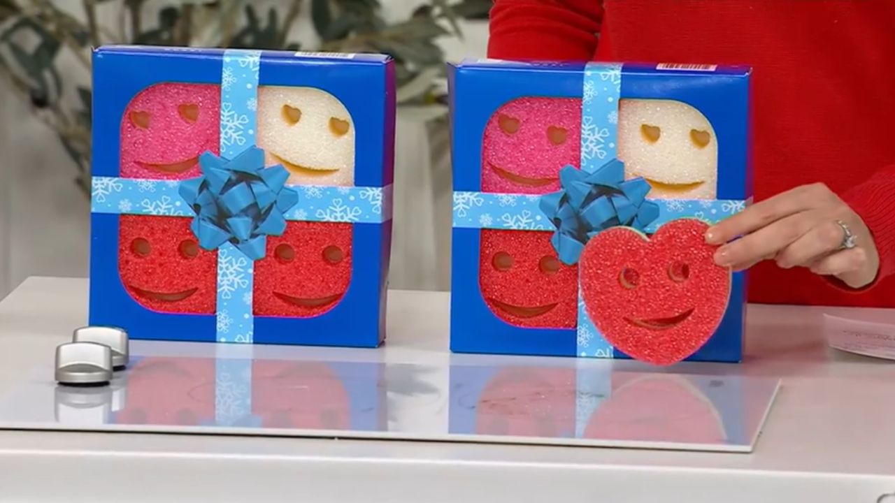 Scrub Mommy 8-Piece Heart Shape Sponge Set $24.98 (reg. $33)