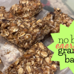 No Bake Energy Granola Bars