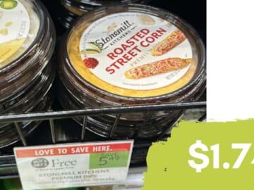 $1.74 Stonemill Kitchens Premium Dip (reg. $5.49) at Publix