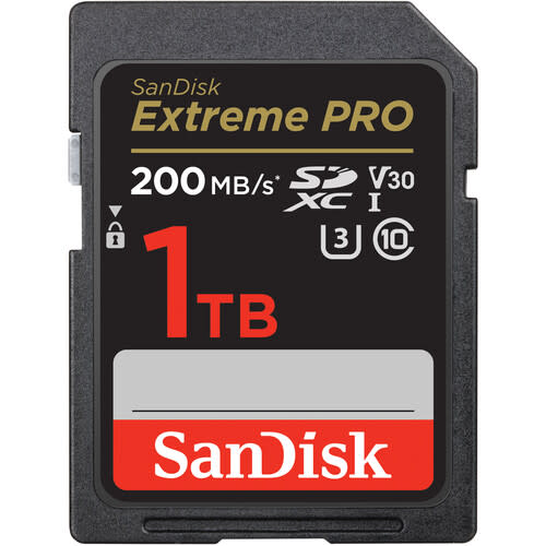 SanDisk Extreme PRO 1TB SDXC Memory Card for $140 + free shipping
