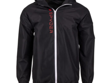 Spyder Men's Pocket Windbreaker for $36 + free shipping