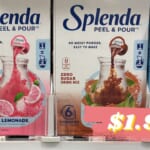 $1.99 Splenda Peel & Pour Drink Pods