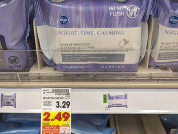 Kroger Facial Wipes Just $1.49 Per Pack