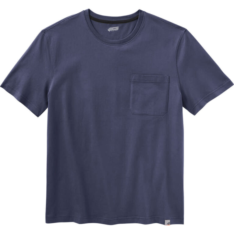 Duluth Trading Co. Men's 40 Grit Standard Fit Crew w/ Pocket for $10 + free shipping w/ $50