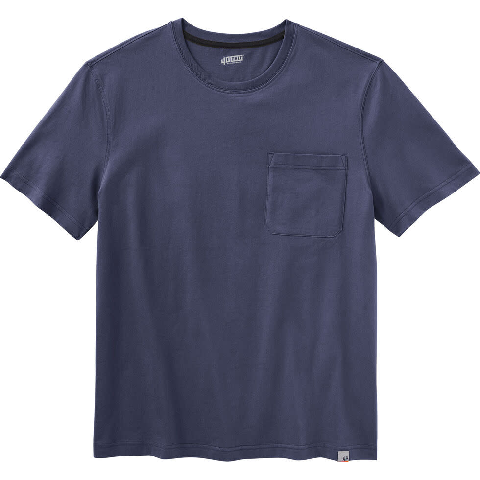 Duluth Trading Co. Men's 40 Grit Standard Fit Crew w/ Pocket for $10 + free shipping w/ $50