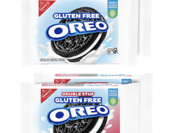 OREO Original & OREO Double Stuf Gluten Free Cookies Variety Pack, 4 Packs