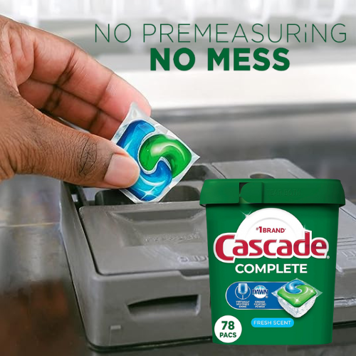 Cascade Complete 78-Count Dishwasher Pods as low as $11.23 After Coupon (Reg. $21) + Free Shipping – 14¢/Pod