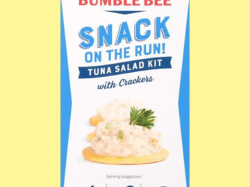 Bumble Bee Snack On The Run Tuna Salad with Crackers Kit, 3.5-Oz as low as $1.25 After Coupon (Reg. $2.05) + Free Shipping