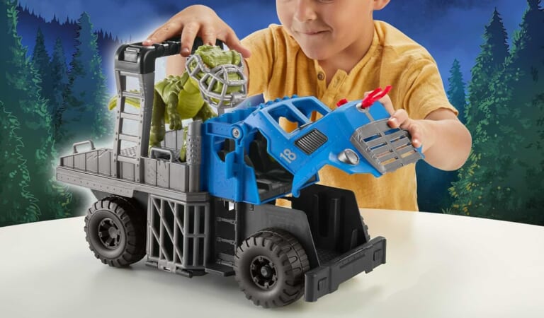 Fisher-Price Imaginext Jurassic World Dominion Break Out Dino Hauler Vehicle w/ T. Rex 5-Piece Playset $9.79 (Reg. $18)