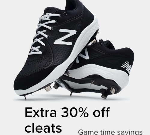 Joe’s New Balance Outlet: Take an additional 30% off select Cleat Styles!