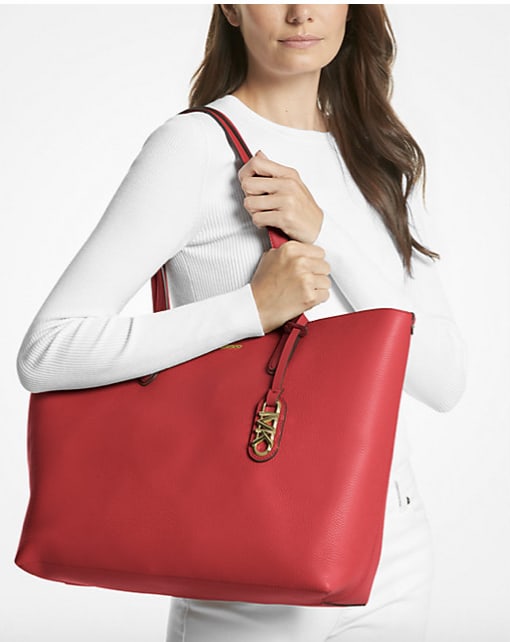 Michael Michael Kors Eliza Extra-Large Pebbled Leather Reversible Tote Bag for $87 + free shipping