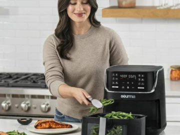 Gourmia 8 Qt Digital Window Air Fryer with 12 One-Touch Presets $59 Shipped Free (Reg. $99)