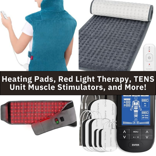 Heating Pads, Red Light Therapy, TENS Unit Muscle Stimulators, and More from $12.79 After Coupon (Reg. $19.99+)