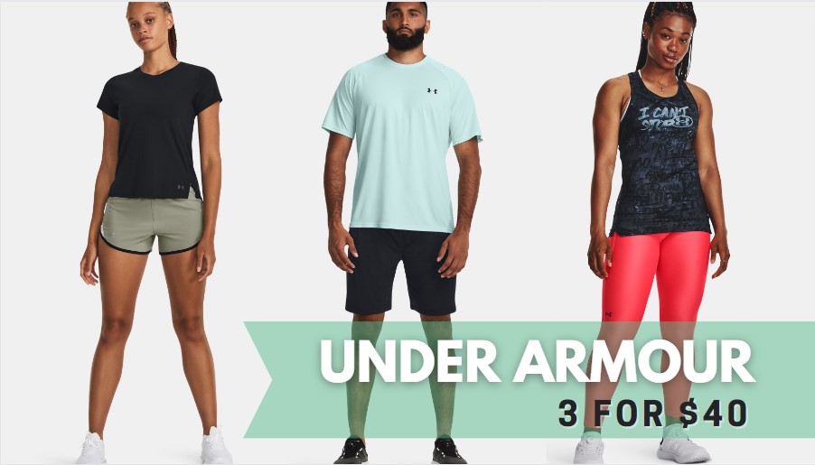Under Armour Bundles Deal | 3 for $40