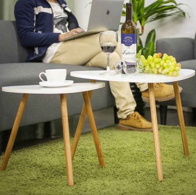 2 Piece Living Room Table Set