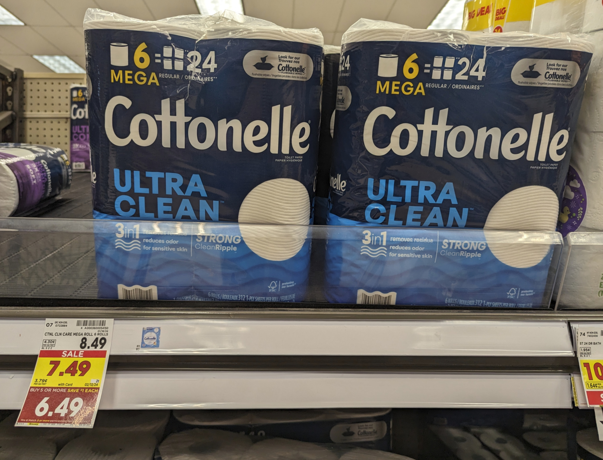 Get Cottonelle Toilet Paper As Low As $5.49 At Kroger