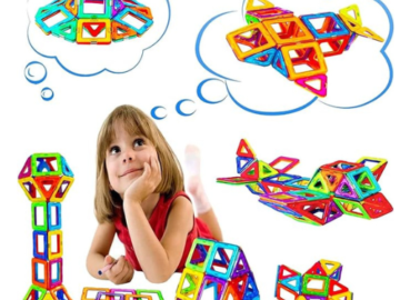 Magnetic Building Tiles 30-Piece Set $11.99 After Coupon + Code (Reg. $40)