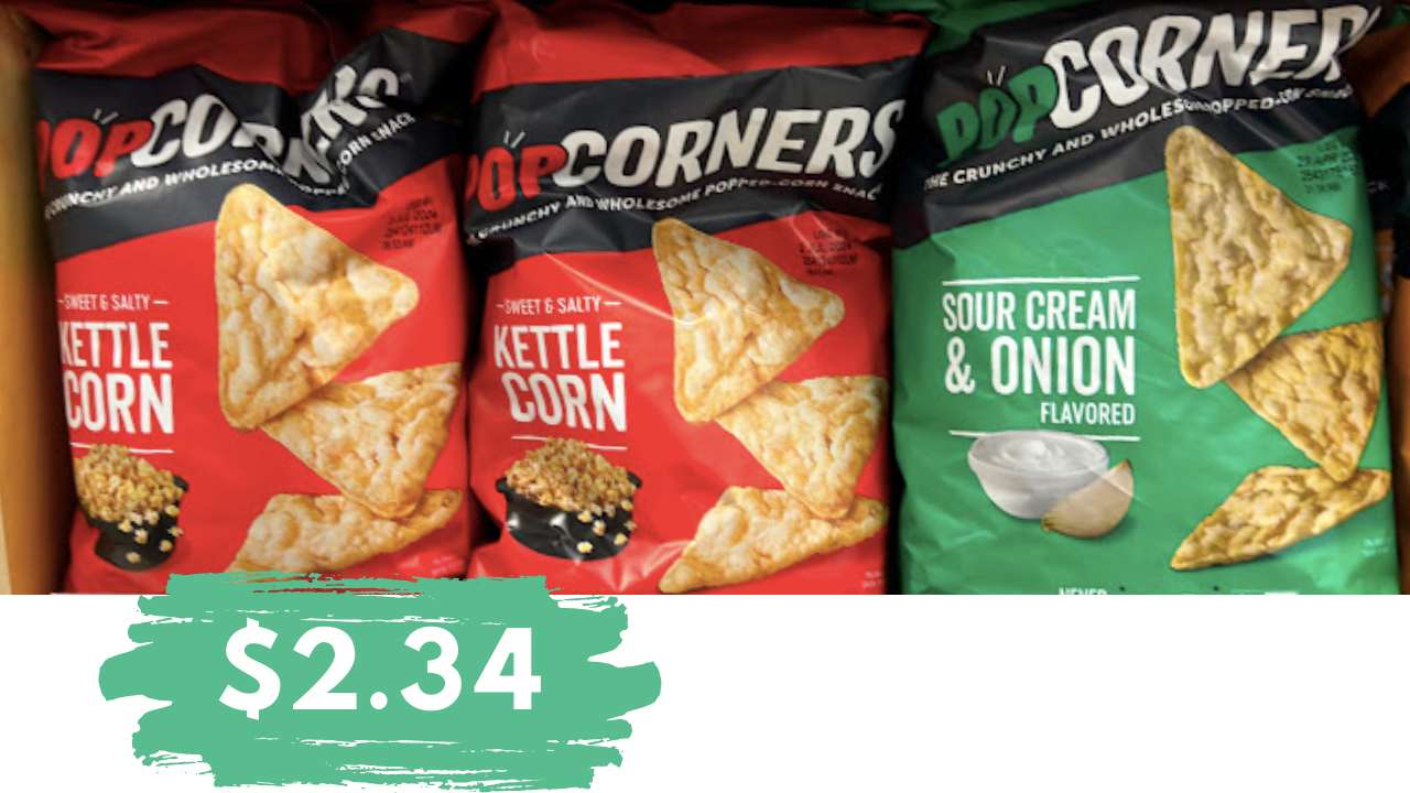 $2.34 PopCorners Popped Corn Snacks