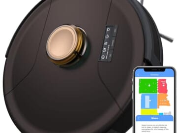 bObsweep Austin Robotic Vacuum Cleaner, Espresso for $170 + free shipping