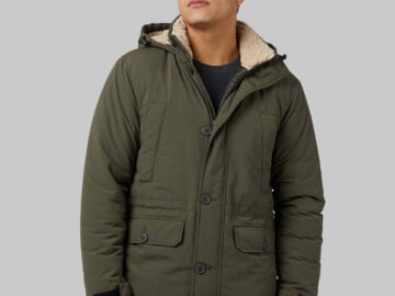 32 Degrees Men's Commuter Tech Sherpa-Lined Parka for $32 + free shipping