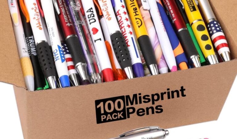 Misprint Ink Pens 100-Pack for $19 + free shipping