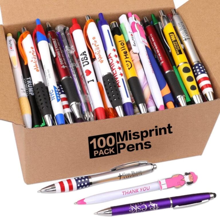 Misprint Ink Pens 100-Pack for $19 + free shipping