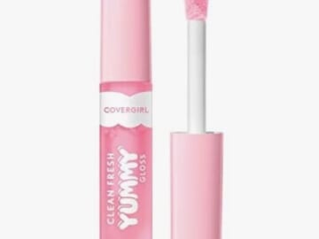 Huge Sale on Covergirl Cosmetics = Clean Fresh Yummy Gloss only $5.44 shipped, plus more!