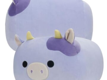 Squishmallows Stackables Original 12-Inch Bubba Purple Cow Plush $13.19 (Reg. $20)