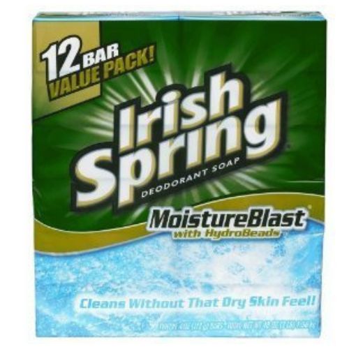 Irish Spring Moisture Blast Deodorant Bar Soap for Men, 12-Pack $5.98 After Coupon (Reg. $9.29) – 50¢/Bar