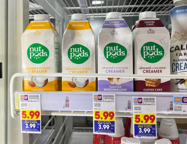 Nut Pods Dairy-Free Creamer As Low As $3.49 At Kroger (Regular Price $6.29)
