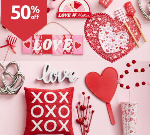 AtHome: Score 50% Off Valentine’s Day Clearance!