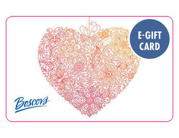 Boscov's eGift Card: 15% off + digital delivery