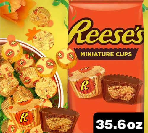 REESE’S Miniatures Milk Chocolate Peanut Butter Cups, 2.2 Pound as low as $9.03 After Coupon (Reg. $12.90) + Free Shipping – Easter Candy Party Pack