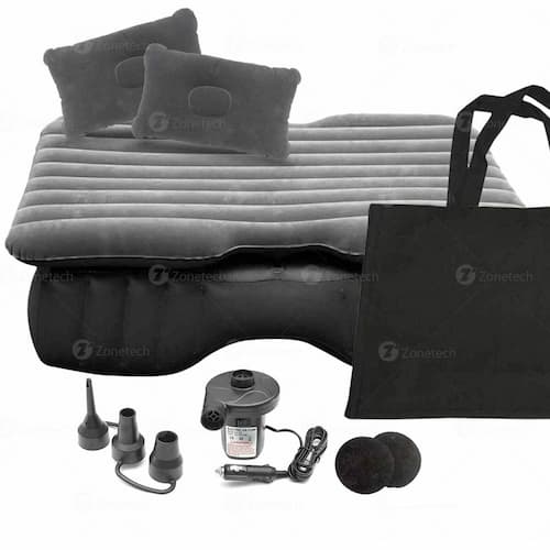 Zone Tech Inflatable Travel Car Mattress with Pump