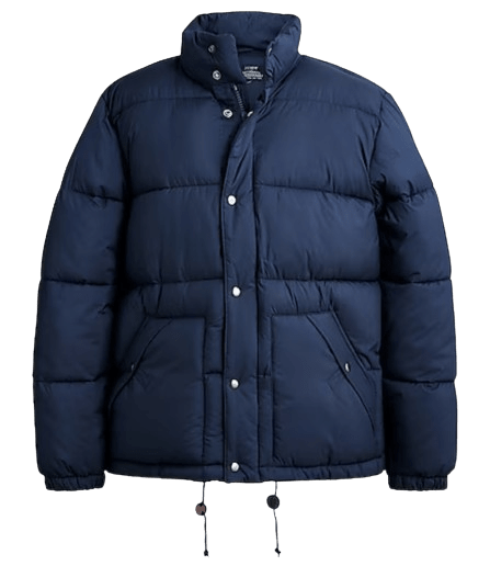 J.Crew Factory Men's Puffer Jacket (M or XL only) for $36 + free shipping w/ $99