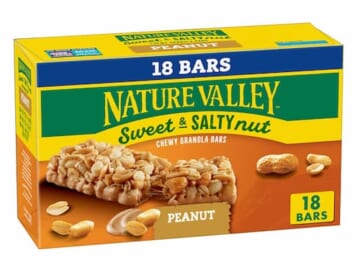 Nature Valley Granola Bars, Sweet and Salty Nut, Peanut,