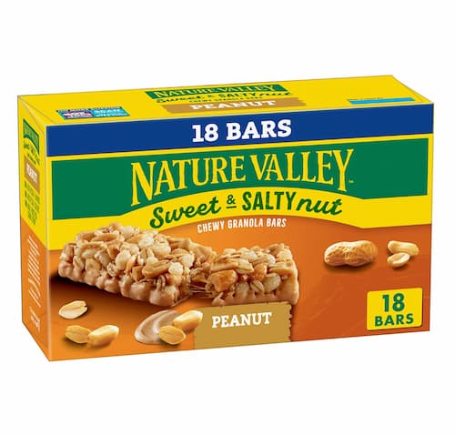 Nature Valley Granola Bars, Sweet and Salty Nut, Peanut,