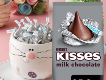 HERSHEY’S KISSES Milk Chocolate, Easter Candy Party Pack as low as $9.06 After Coupon (Reg. $12.58) + Free Shipping