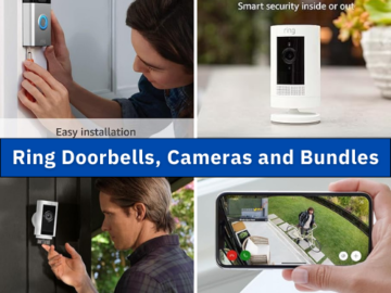Ring Doorbells, Cameras and Bundles from $39.99 Shipped Free (Reg. $59.99+)