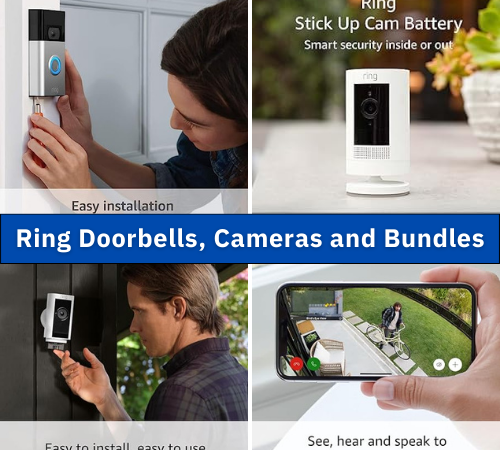 Ring Doorbells, Cameras and Bundles from $39.99 Shipped Free (Reg. $59.99+)