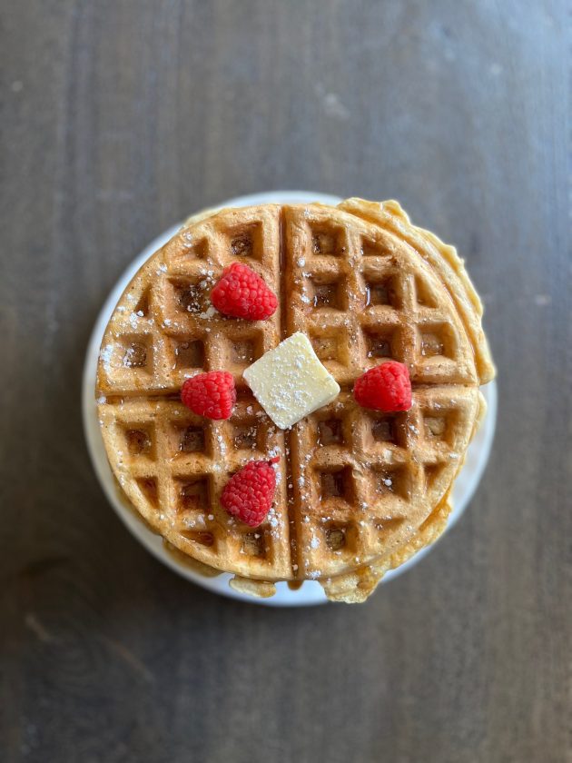 delicious sourdough discard waffle recipe