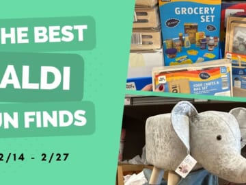 Aldi Fun Finds | New Kid Room Stuff + The PERFECT Toy Shopping Cart