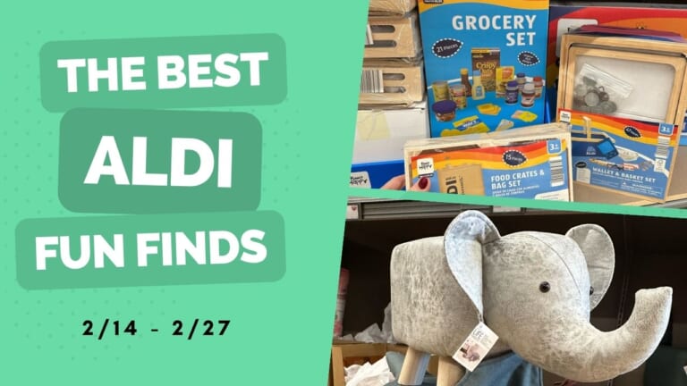 Aldi Fun Finds | New Kid Room Stuff + The PERFECT Toy Shopping Cart
