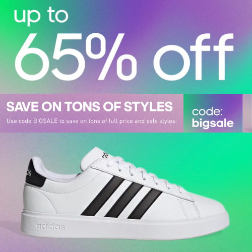 adidas Up to 65% off President’s Day Sale with code BIGSALE